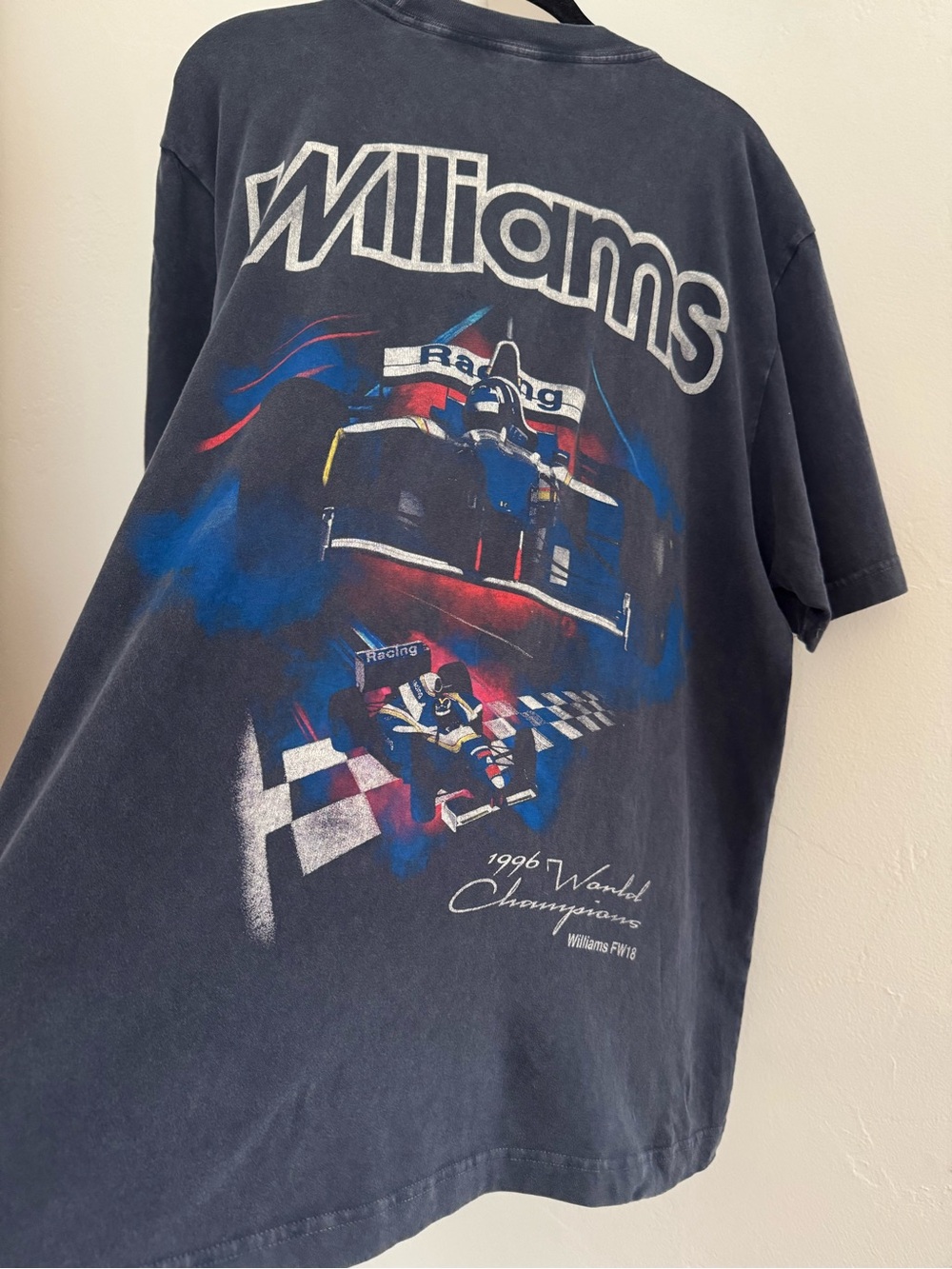 Abercrombie & Fitch Williams Racing Vintage-Inspired Graphic Tee Short Sleeve - Picture 6 of 8